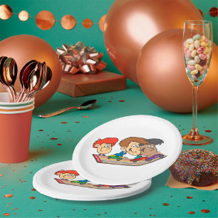 Prato De Papel Corrida de Carros de Madeira para Crianças