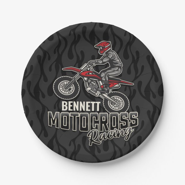 Prato De Papel Corrida de Motocross da Camada de Camada de Dirt