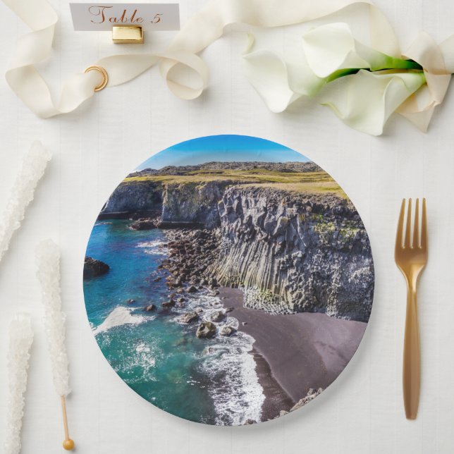 Prato De Papel Costa Hellnahraun, Islândia (Casamento)