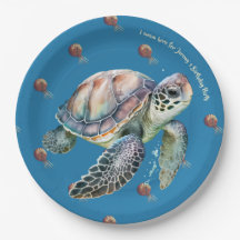 Costura oceânica e tartaruga Costura