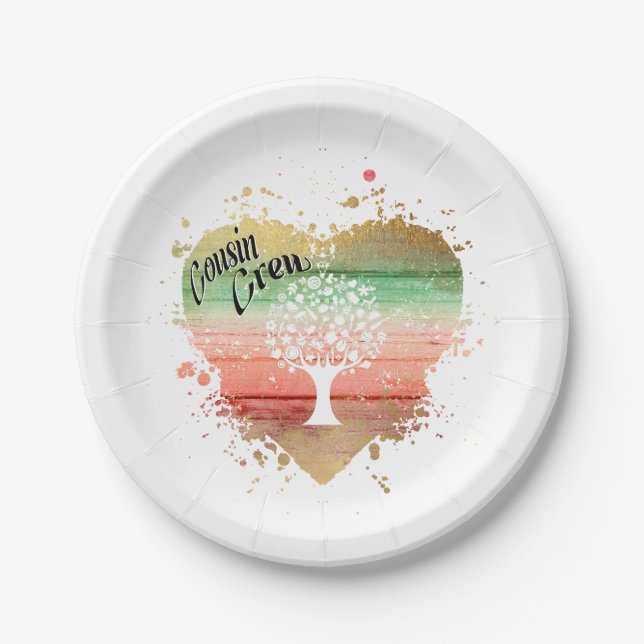 Prato De Papel Cousin Crew (Frente)