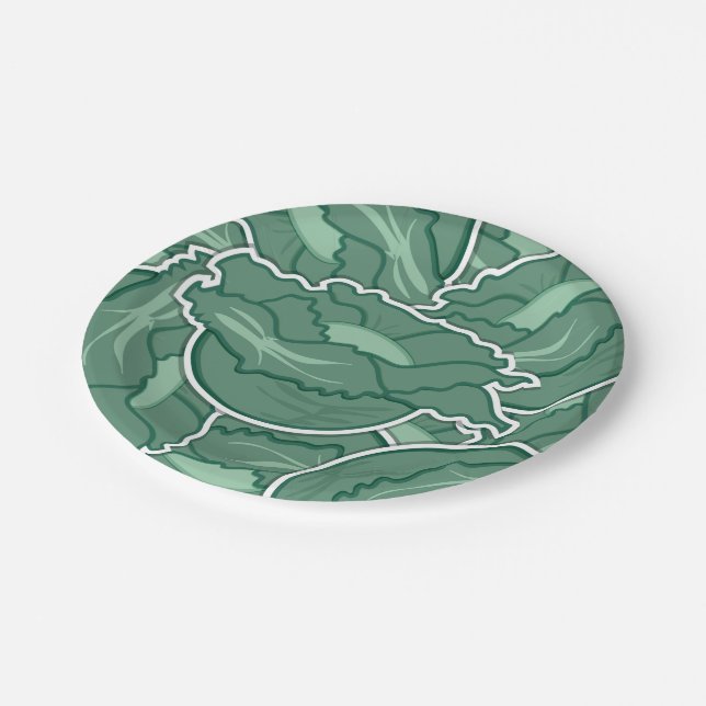 Prato De Papel Couve-verde-funga (Inclinado)
