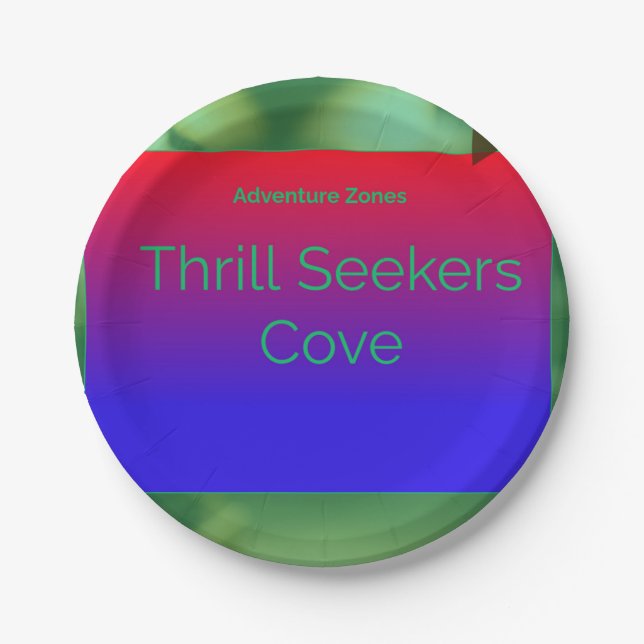 Prato De Papel Cove de Zonas de Aventura (Frente)