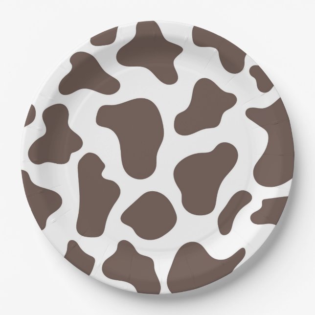 Prato De Papel Cowboy Impressão Wild West Rodeo Party (Frente)