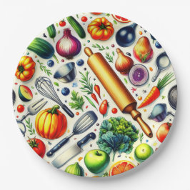 Prato De Papel Cozinha.