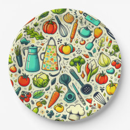 Prato De Papel Cozinha.