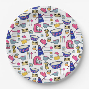 Prato De Papel Cozinha Brilhante Utensílios Baqueiro De Chef