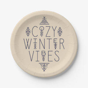Prato De Papel Cozy Winter Vibes Design
