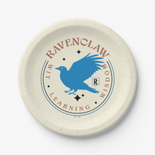 Prato De Papel CRACHÁ de Orgulho da Casa Azul RAVENCLAW™