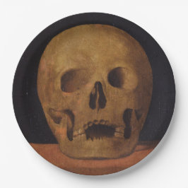 Prato De Papel Crânio humano (por Mariotto Albertinelli)