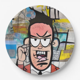 Prato De Papel Cranky Man