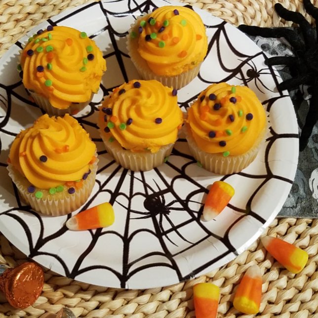 Prato De Papel Creepy Spider Web (Criador carregado)