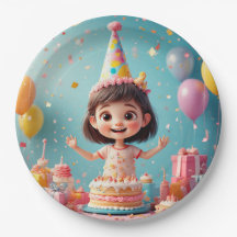 Criança Alegre Celebrando Aniversário com Bolo