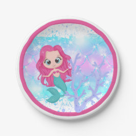 Prato De Papel Crianças de aniversário