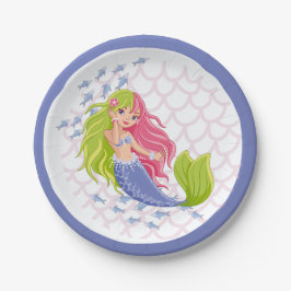 Prato De Papel Crianças de aniversário