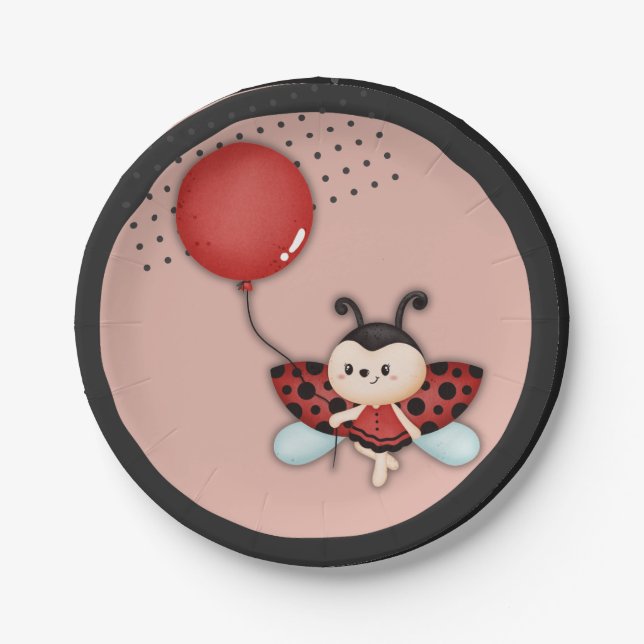 Prato De Papel Crianças de aniversário (Frente)