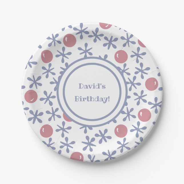 Prato De Papel Crianças Diversão Jacks Jogo Aniversário (Frente)