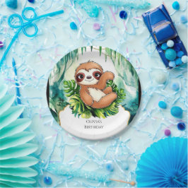 Prato De Papel Crianças Personalizadas Aniversário de Largura