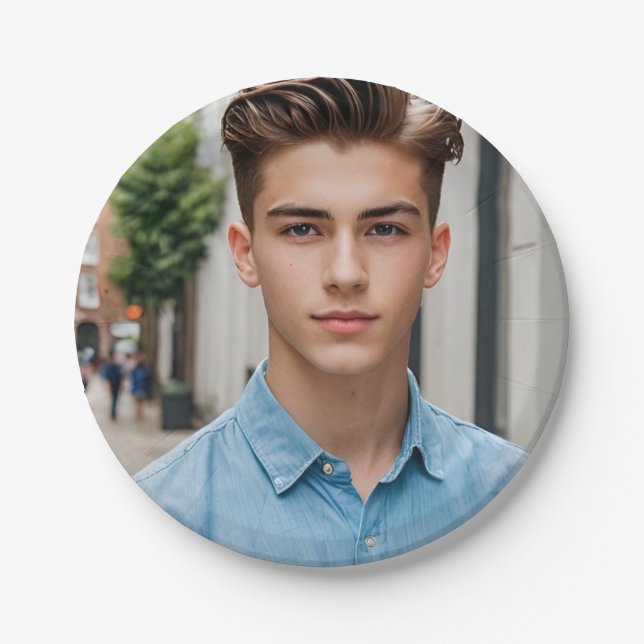 Prato De Papel criar Simples Folha Personalizada de Papel Pessoal (Frente)