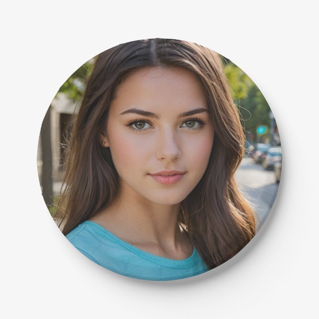 Prato De Papel criar Simples Folha Personalizada de Papel Pessoal (Frente)