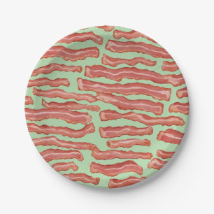Prato De Papel Crispy Bacon, Padrão