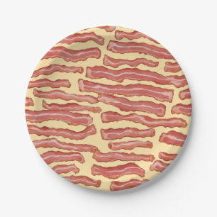 Prato De Papel Crispy Bacon, Padrão