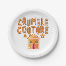 Crumble Couture Gingerbird House Papel Feriado Pl