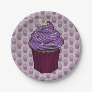 Prato De Papel Cupcake de proposta doce