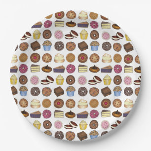 Prato De Papel Cupcake de torta de bolos Foodie Muffin Cake