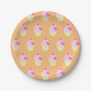 Prato De Papel cupcakes decorados ilusima