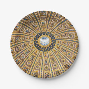 Prato De Papel Cúpula da Basílica de São Pedro - Vaticano, Roma,
