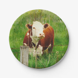 Prato De Papel Curiosa Vaca Curiosa Curiosa 4Lilly