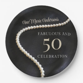 Prato De Papel Custom Black 50 and Fabulous