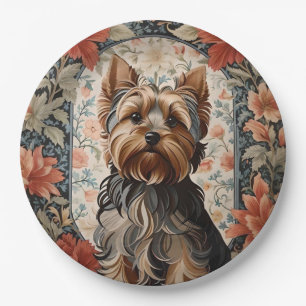 Prato De Papel Cute Yorkie   Yorkshire Terrier Portrait