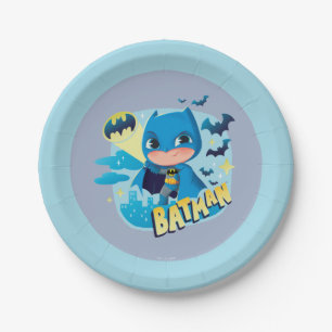 Prato De Papel Cuter Than Cute Batman