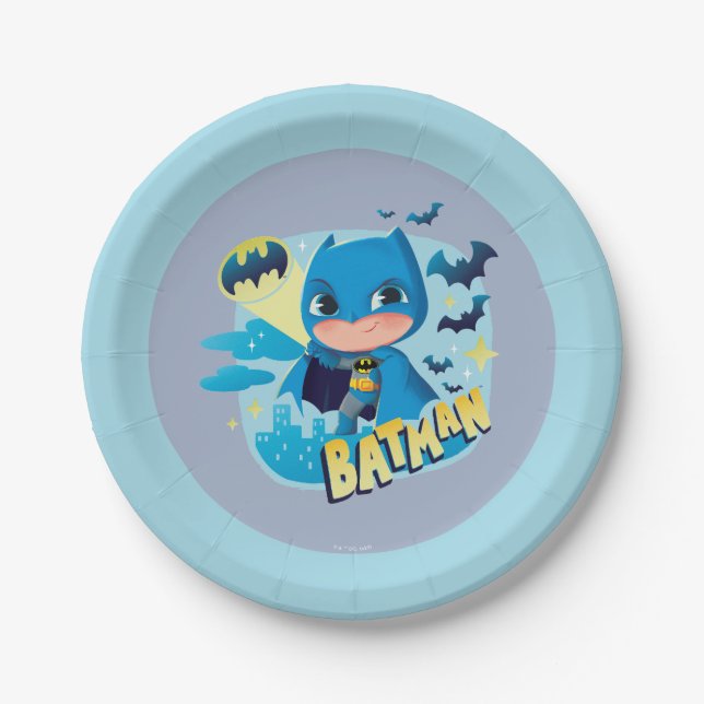 Prato De Papel Cuter Than Cute Batman (Frente)