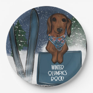 PRATO DE PAPEL DACHSHUND 
