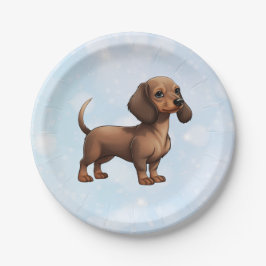 Prato De Papel Dachshund