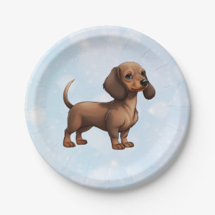 Prato De Papel Dachshund