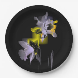 Prato De Papel Daffodils Cubista.