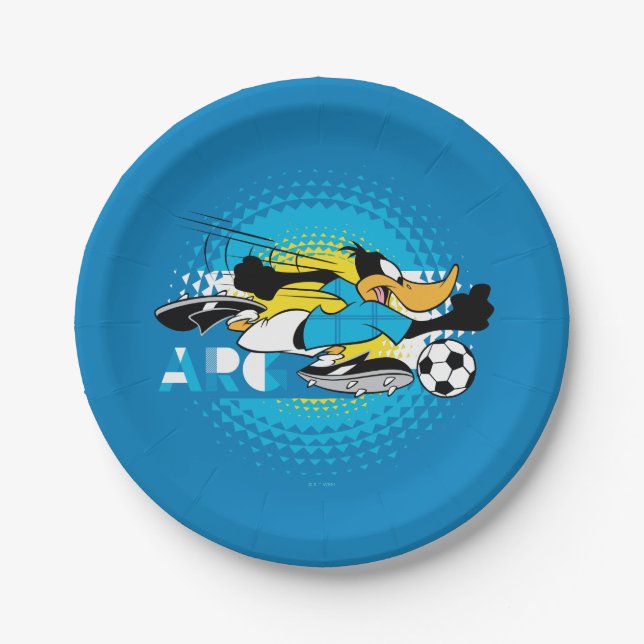 Prato De Papel DAFFY DUCK™ Team Argentina Soccer Graphic (Frente)