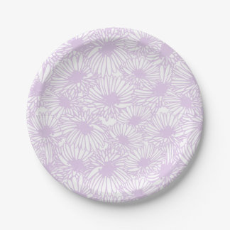 Prato De Papel Daisy Blooms - Airy Lilac