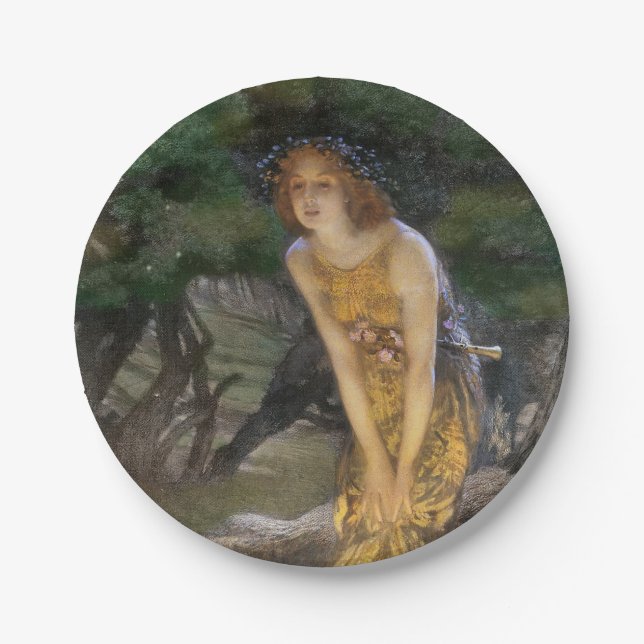 Prato De Papel Dança de fada de Verão (Frente)