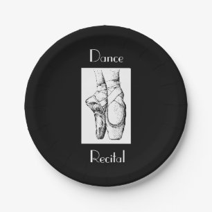 Prato De Papel Dança: Placas de Papel Considerando