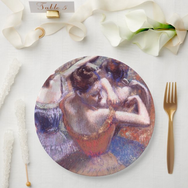 Prato De Papel Dançarinos 1899 Edgar Degas (Casamento)