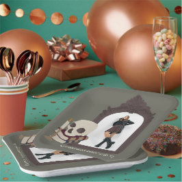 Prato De Papel Dark Academia Photo Festa de formatura