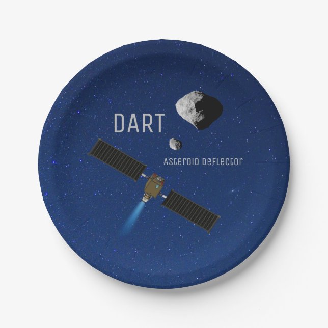 Prato De Papel DART Asteroide Defletor Espacial (Frente)