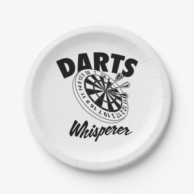 Prato De Papel Darts Whisperer (Frente)