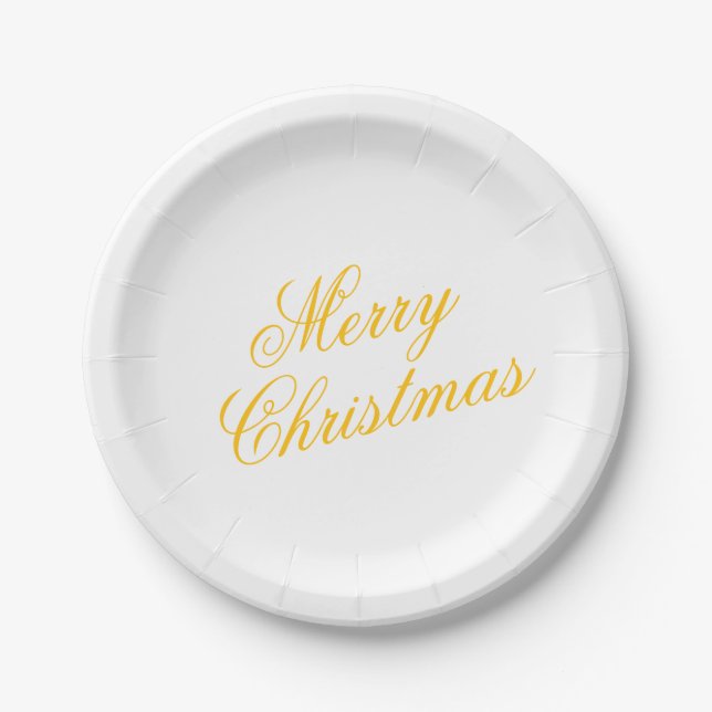 Prato de Papel de Natal – Louças de Mesa Festivas  (Frente)