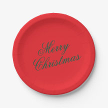 Prato de Papel de Natal – Louças de Mesa Festivas